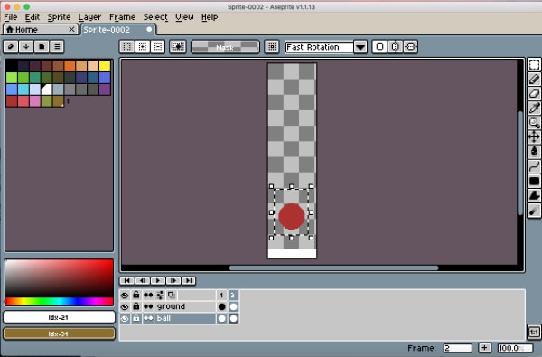 ガンガン動くドット絵アニメーションを作る方法 Aseprite 退屈ブレイキング